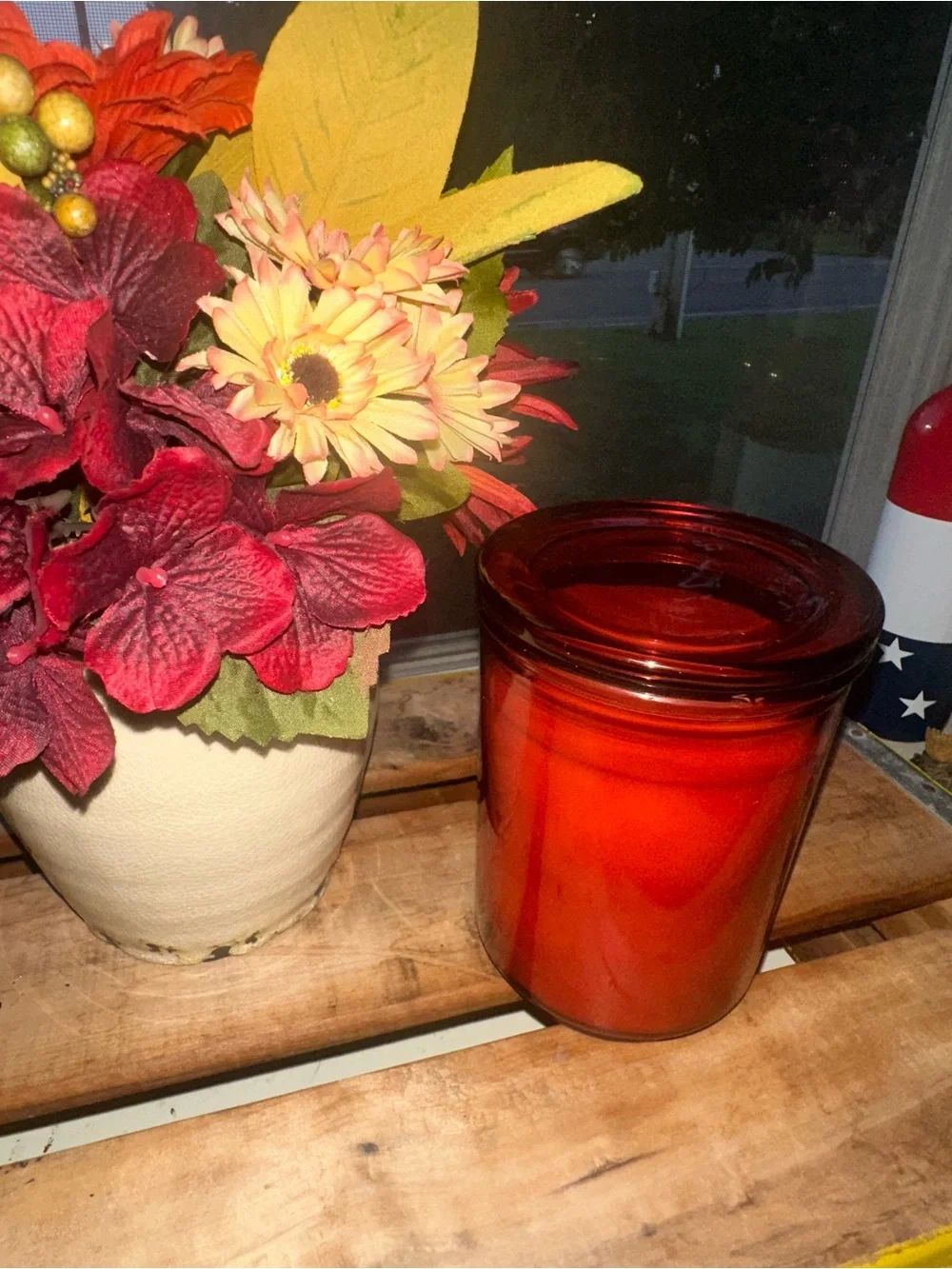 Spiced Cranberry Fall Scented Jar Candle by Ashland ~ Single Wick ~ New